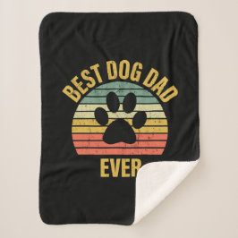 Daddy Gift Best Dog Vater je Sherpadecke