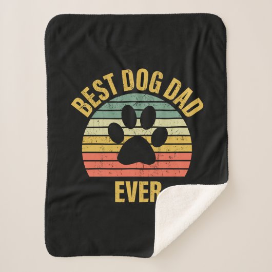 Daddy Gift Best Dog Vater je Sherpadecke (Vorderseite)
