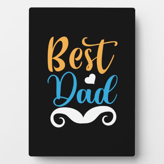 Daddy Gift Best Vater Fotoplatte (Vorderseite)