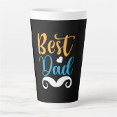 Daddy Gift Best Vater Milchtasse (Vorderseite)