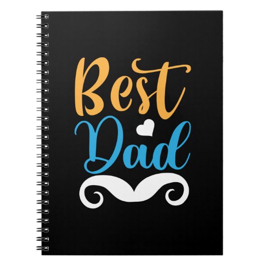 Daddy Gift Best Vater Notizblock (Vorderseite)