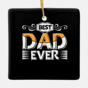 Daddy Gift Bester Vater je Keramikornament