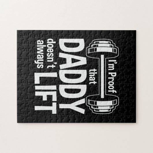 Daddy Gift Daddy hebt nicht immer Puzzle (Horizontal)