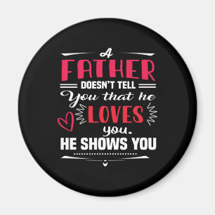 Daddy Gift ein Vater nicht sagen Magnet