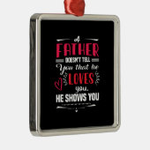 Daddy Gift ein Vater nicht sagen Ornament Aus Metall (Rechts)