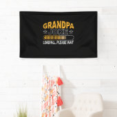 Daddy Gift Grandpa Loading Bitte Banner (Insitu)