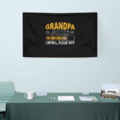 Daddy Gift Grandpa Loading Bitte Banner (Messeveranstaltung)
