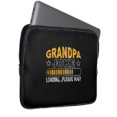 Daddy Gift Grandpa Loading Bitte Laptopschutzhülle (Vorne Rechts)