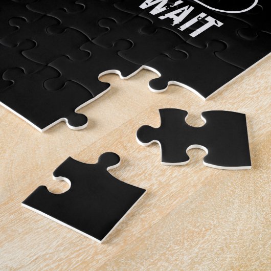 Daddy Gift Grandpa Loading Bitte Puzzle (Seite)