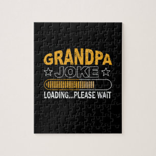 Daddy Gift Grandpa Loading Bitte Puzzle