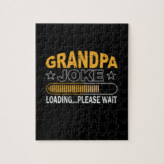 Daddy Gift Grandpa Loading Bitte Puzzle