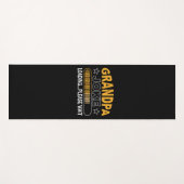 Daddy Gift Grandpa Loading Bitte Yogamatte (Vorderseite (Horizontal))