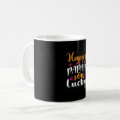 Daddy Gift Happy Papa's Son Lucky Kaffeetasse (Vorderseite Links)