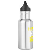 Daddy Gift Husband Father Hero Edelstahlflasche (Links)