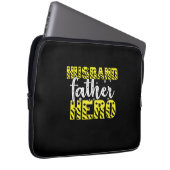 Daddy Gift Husband Father Hero Laptopschutzhülle (Vorne Rechts)
