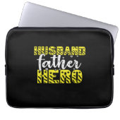 Daddy Gift Husband Father Hero Laptopschutzhülle (Vorderseite)