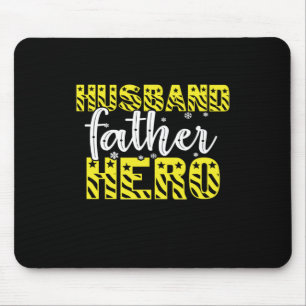 Daddy Gift Husband Father Hero Mousepad