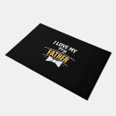 Daddy Gift I Liebe Mein Vater Fußmatte (Schrägansicht)