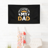 Daddy Gift I Liebe Vater Banner (Insitu)