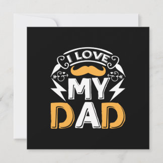 Daddy Gift I Liebe Vater Einladung