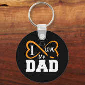 Daddy Gift I Liebe Vater Schlüsselanhänger (Vorderseite)