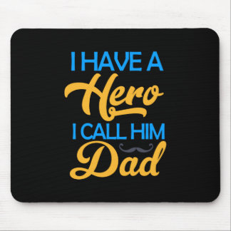 Daddy Gift Ich nenne ihn Vater Mousepad