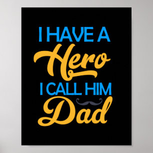 Daddy Gift Ich nenne ihn Vater Poster