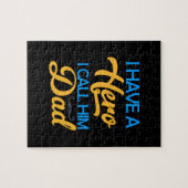 Daddy Gift Ich nenne ihn Vater Puzzle (Horizontal)