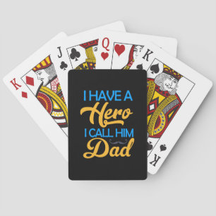 Daddy Gift Ich nenne ihn Vater Spielkarten