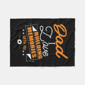 Daddy Gift Liebe Gebäude Erinnerungen mit dir Fleecedecke (Vorderseite (Horizontal))