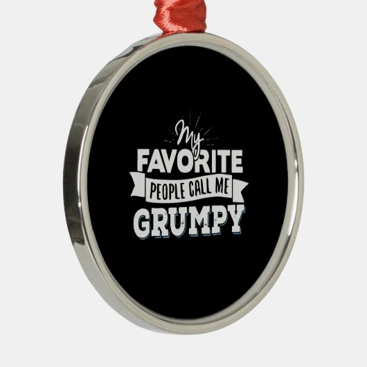 Daddy Gift Meine Lieblings-Leute nennen mich gruse Ornament Aus Metall (Rechts)