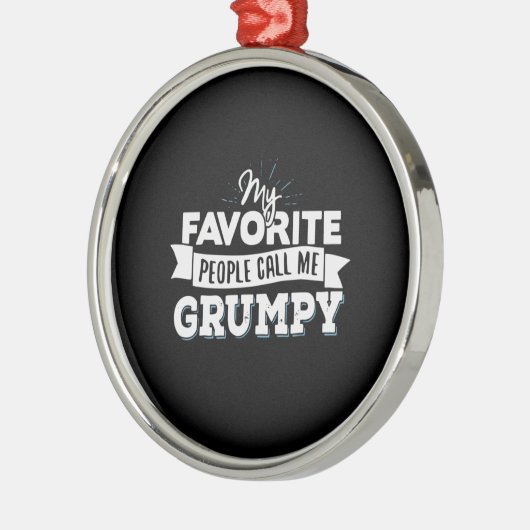 Daddy Gift Meine Lieblings-Leute nennen mich gruse Ornament Aus Metall (Links)