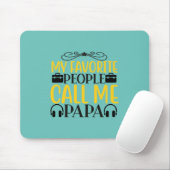 Daddy Gift Meine Lieblings-Leute nennen mich Papa Mousepad (Mit Mouse)