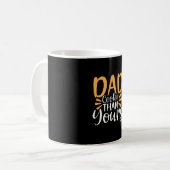Daddy gift meinem Vater Cooler als deiner Kaffeetasse (Vorderseite Links)