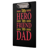 Daddy Gift My Hero Friend Vater Klemmbrett (Links)