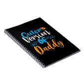 Daddy Gift Niedlichere Version von Daddy Notizblock (Rechte Seite)
