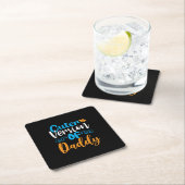 Daddy Gift Niedlichere Version von Daddy Rechteckiger Pappuntersetzer (Vor Ort)