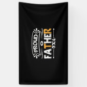 Daddy Gift Proud Vater Banner (Vertikal)