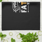 Daddy Gift Proud Vater Geschirrtuch (Gefaltet)