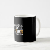 Daddy Gift Proud Vater Kaffeetasse (VorderseiteRechts)