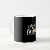 Daddy Gift Proud Vater Kaffeetasse (Vorderseite Links)