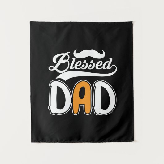 Daddy Gift Seligen Vater Wandteppich (Vorderseite)