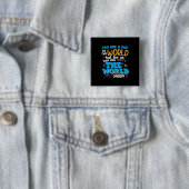 Daddy Gift Sie sind die Welt Daddy Button (Beispiel)