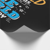 Daddy Gift Sie sind die Welt Daddy Geschenkpapier (Ecke)