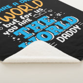Daddy Gift Sie sind die Welt Daddy Sherpadecke (3/4)