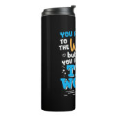 Daddy Gift Sie sind die Welt Daddy Thermosbecher (Nach links gedreht)