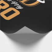 Daddy Gift Vater, du bist mein Held Geschenkpapier (Ecke)
