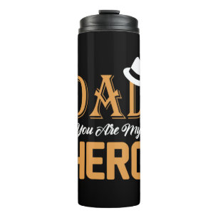Daddy Gift Vater, du bist mein Held Thermosbecher