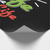 Daddy Gift Vater Leben ist das beste Leben Geschenkpapier (Ecke)