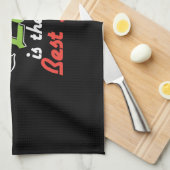 Daddy Gift Vater Leben ist das beste Leben Geschirrtuch (Viertel Falte)